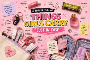 A Brief History of Things Girls Carry “Just in Case” | The Secret Life of Everyday Essentials