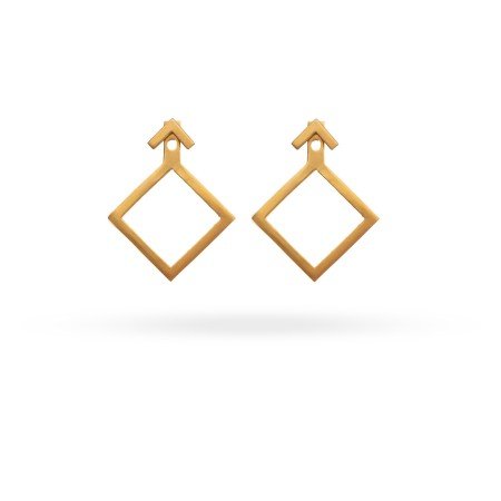 Amber Orbit Frame Studs