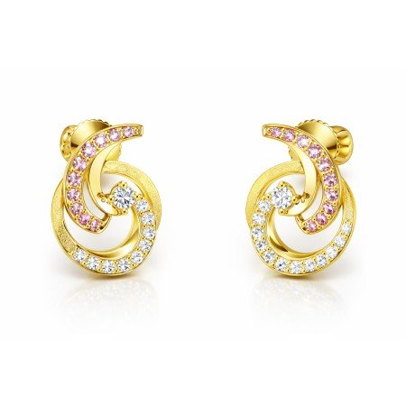 Celestial Swirl Stud