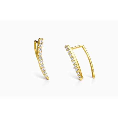 Classic Arc Gold Earrings