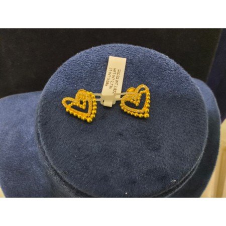 Classic Twin Heart Studs