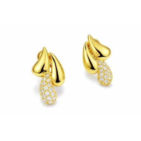 DewLeaf Gold Studs