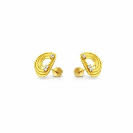 Elegant Oval Stud Earrings