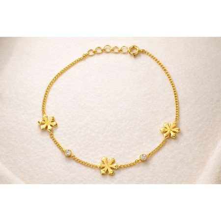 Flora Radiance Gold Bracelet