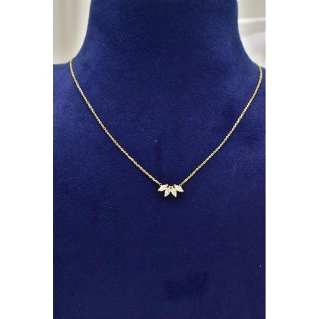 Floral Grace Marquise Chain