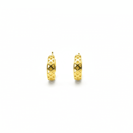 Geometrical Gold Studs