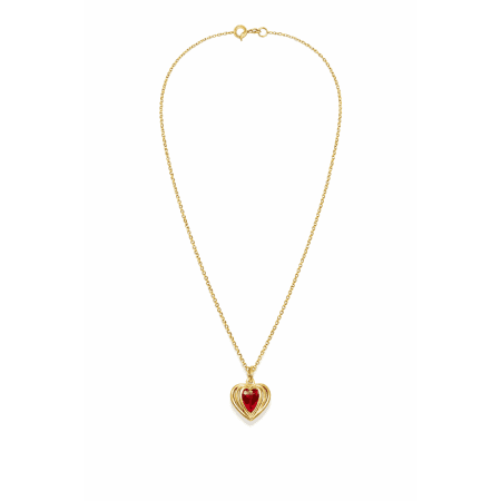 Heart Cage Pendant Chain