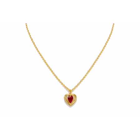 Heart Cage Pendant Chain
