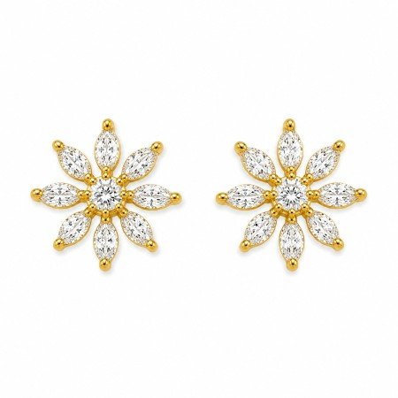 Leaf Bloom Stud