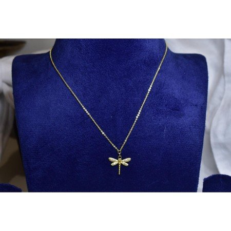 Luminous Dragonfly Charm Chain