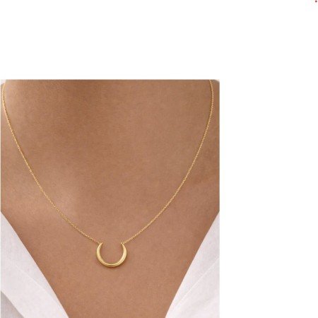 Luna Curve Statement Necklace