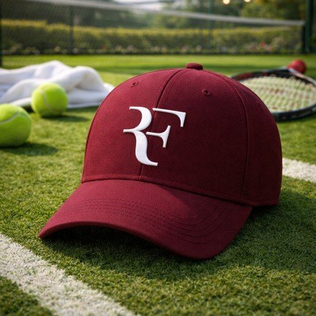 Maroon Structured Logo Cap Unisex