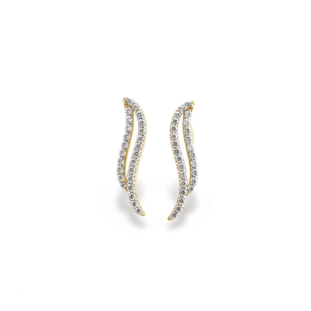 Parallel Sparkle Studs
