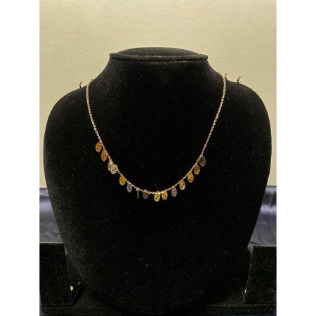 Sitaara Coin Charm Necklace