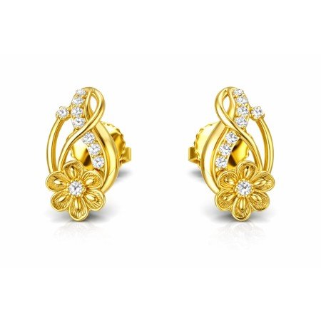 The Infinity Petal Stud