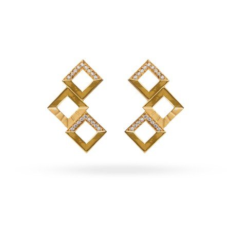 Twin Square Harmony Studs