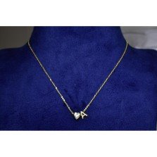 Amour Initial Gold Necklace