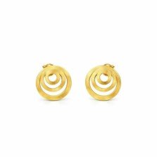 Celestia Spiral Studs – 18K Gold