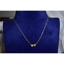 Dual Heart Pendant Necklace