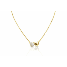 Dual Heart Pendant Necklace