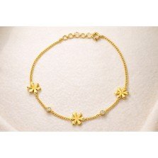 Flora Radiance Gold Bracelet
