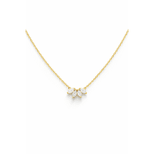 Floral Grace Marquise Chain