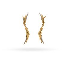 Golden Leaf Cascade Ear Climbers
