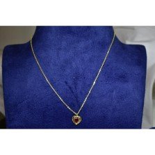 Heart Cage Pendant Chain