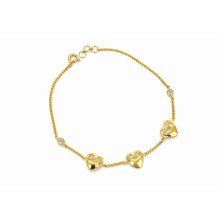 Heart Whispers Gold Bracelet