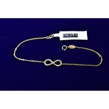 Infinity Sparkle Gold-Plated Bracelet