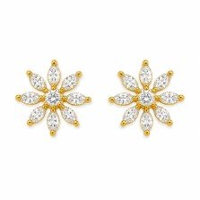 Leaf Bloom Stud
