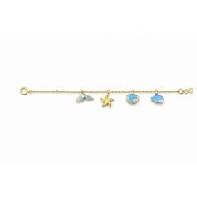 Ocean Whispers Charm Bracelet