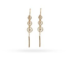 Orbit Link Gold Studs