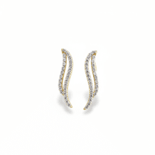 Parallel Sparkle Studs