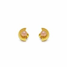 RoséGlow Gold Studs