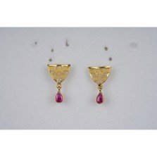 Traditional Gold Motif Stud