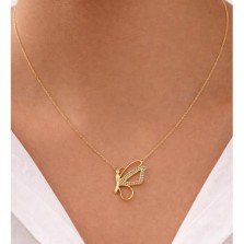 Whispering Wings Statement Necklace