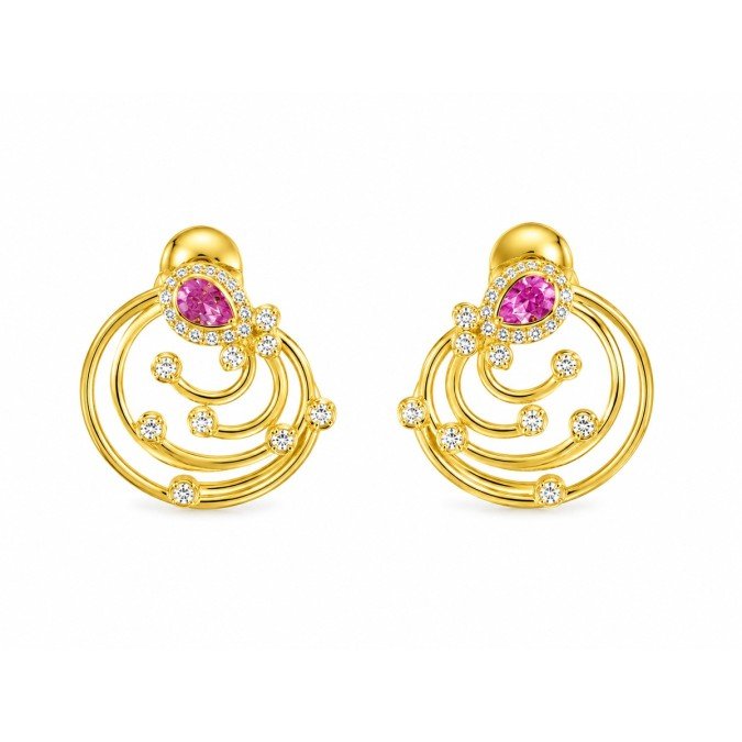 Roselle Orbit Stud
